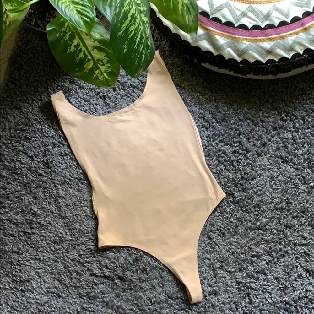 American Apparel Backless Thong Bodysuit